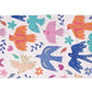 Birds In Flight Retro Spring Modern Kitchen Towel Waffle