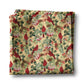 Cardinal Christmas Bird Floral Kitchen Towel Waffle Holiday