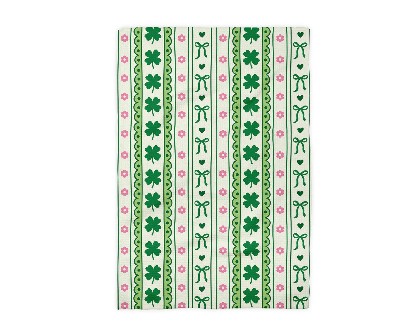 Shamrock Irish Kitchen Towel St Patrick's Day Decor Lucky