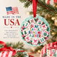 2026 Baked a Lot of Sourdough Christmas Ornament Baker Tree