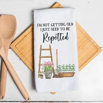 Not Getting Old Repotted Kitchen Towel