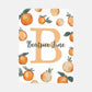 Personalized Monogram Clementine Blanket