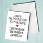 Husband Valentines Day Card