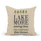 Lake More Worry Less Pillow
