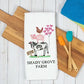 Personalized Farmhouse Valentines Towel