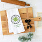 Happy St. Patrick's Day Towel | Custom Holiday Towel | Personalized Dish Towel | Shamrock Decor | St. Patrick's Day Decor | Seasonal Decor
