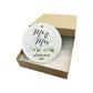 Mr Mrs Wedding Metal Ornament Christmas Holiday Decor Bride