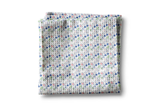 Mahjong Waffle Weave Towel | Mahjongg themed Towel | Mahjong-themed Gift for Kitchen | Mahjong Party Gift | Hostess Gift