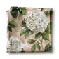 Kitchen Waffle Towel - Pastel Floral Citrus Print Summer Kitchen Decor