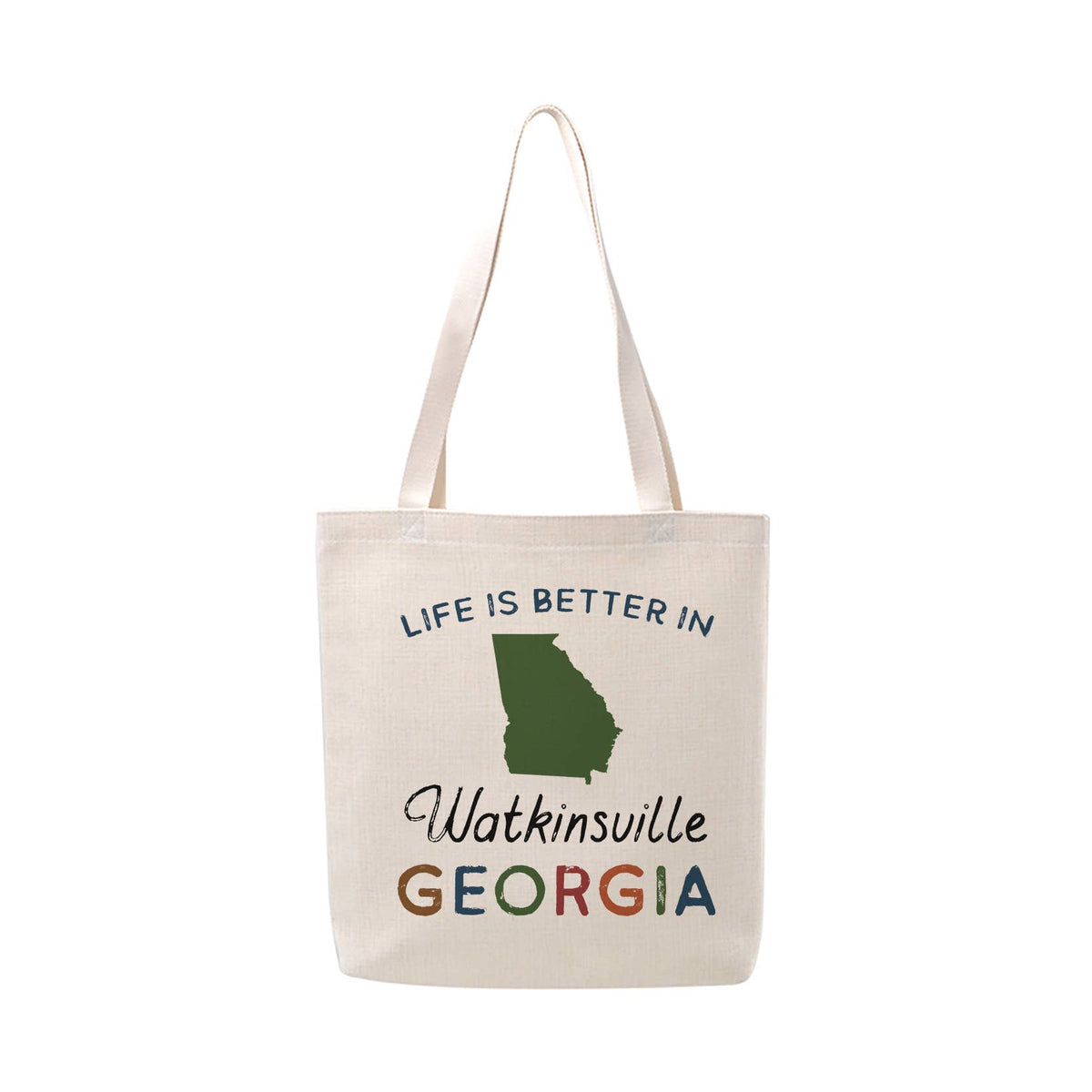 Custom City State Zip Tote Bag Gifts Shopping Market Women
