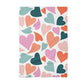 Valentine Heart XOXO Galentine Kitchen Towel Waffle Baking