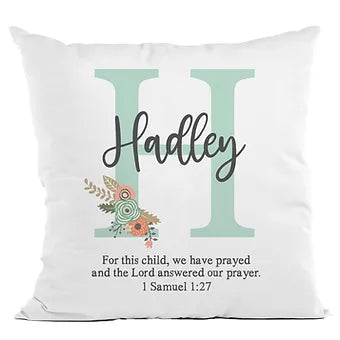 Personalized Bible Verse Pillow