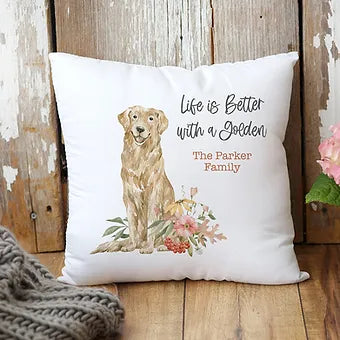 Personalized Life is Better with a Golden Pillow