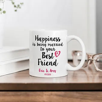 Married To My Best Friend Personalized Anniversary Mug