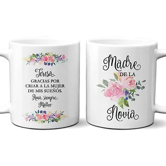 Madre De La Novia Personalized Mug