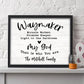 Personalized My God Is A Waymaker Print