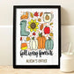 Fall is My Favorite Personalized Print