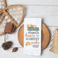 Personalized Harvest Wishes Fall Towel