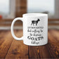 Personalized Introverted But Willing To Discuss Goats Mug