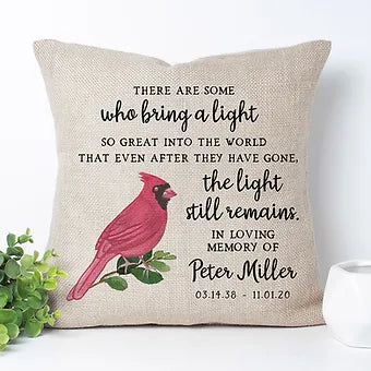 Personalized In Loving Memory Of Pillow