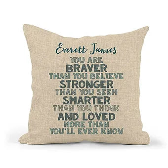Personalized Loved More Than You'll Ever Know Pillow