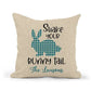 Personalized Shake Your Bunny Tail Pillow