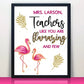 Personalized Teachers Like You Are Flamazing And Few Print