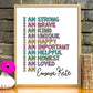 Girls Affirmation Print