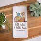 Personalized Fall Wishes & Golden Kisses Kitchen Towel