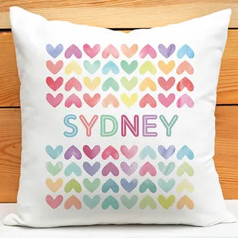 Personalized Heart Name Pillow