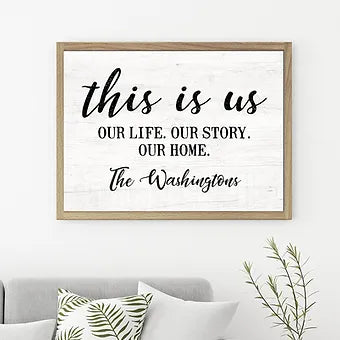 This Is Us Personalized Print
