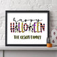Personalized Happy Halloween Print
