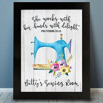Sewing Room Personalized Print