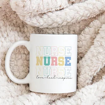 Personalized Love Heal Inspire Nurse Coffee Mug