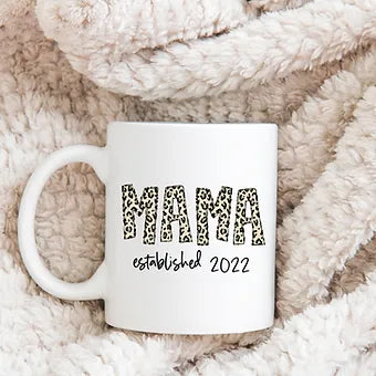 Personalized Leopard Mama Mug