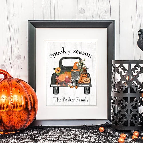 Personalized Spooky Season Print