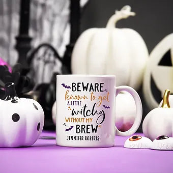 A Little Witchy Personalized Halloween Mug