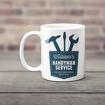 Personalized Handyman Service Mug