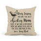 Personalized Best Chicken Mom Pillow