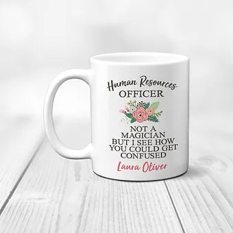 Personalized Human Resources Officer Mug