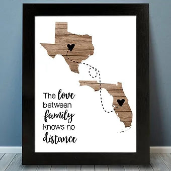 The Love Between Family Knows No Distance Print