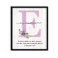 Personalized For This Child We Have Prayed Monogram Print