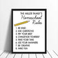Personalized Homeschool Rules Notebook Print
