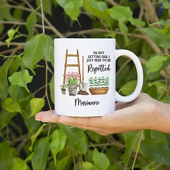 Personalized Just Need to Be Repotted Mug