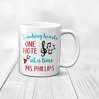 Personalized Music Teacher Mug