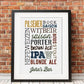 Personalized Beer Types Print