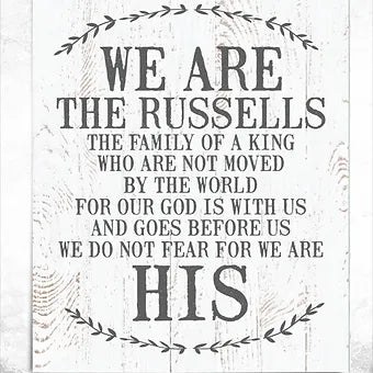We Are His Religious Print