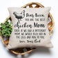 Personalized Best Chicken Mom Pillow