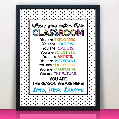 Personalized Reason We are Here Print