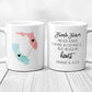 Friends Forever Two State Personalized Mug